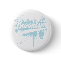 Brooklyn Painted Blue Button