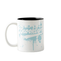 Brooklyn Painted Blue Mug