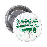 Brooklyn Painted Green Button