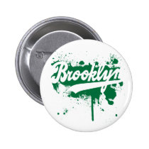 Brooklyn Painted Green Button buttons
