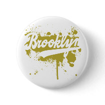 Brooklyn Painted Mustard Button