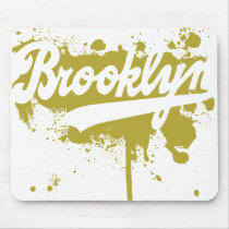 Brooklyn Painted Mustard Mousepad