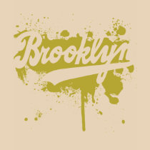 Brooklyn Painted Mustard T-shirt