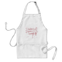 Brooklyn Painted Pink Apron