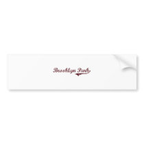 Brooklyn Park Minnesota Classic Design Bumper Stickers