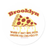 Brooklyn Pizza Round Sticker