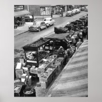 Brooklyn Pushcart Market: 1960 Posters