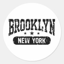 Brooklyn Round Sticker