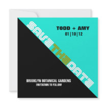 Brooklyn Save the Date:  Blue Avocado Custom Invite