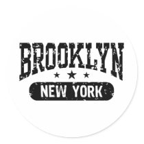 Brooklyn Round Sticker