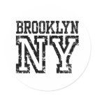 round_sticker - Brooklyn New York