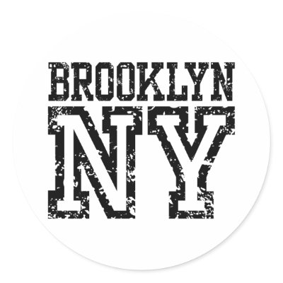 Brooklyn Round Stickers by magarmor