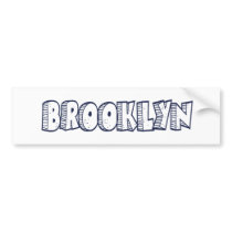 Brooklyn Stoney Bumper Sticker bumper stickers by lizardkg Brooklyn Stoney Bumper Sticker bumper stickers