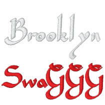 Brooklyn, SwaGGGed out hoodie embroidered shirts