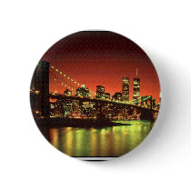 Brooklynn Bridge Pinback Buttons