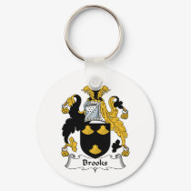 Brooks Family Crest keychains by coatsofarms Brooks Family Crest keychains