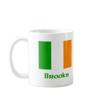 Brooks Irish Flag mugs by NameGame Brooks Irish Flag mugs