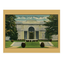 Brooks Memorial Art Gallery Memphis TN Postcard