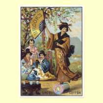 Brooks Spool Cotton Japan posters by vintagegiftmall Brooks Spool Cotton Japan posters