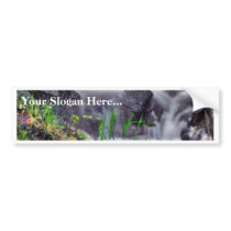 Brooks Streams bumper stickers by lifesphere Brooks Streams bumper stickers