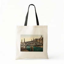 Brooksbridge, Hamburg, Germany rare Photochrom Canvas Bag