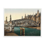 Brooksbridge, Hamburg, Germany rare Photochrom Postcards