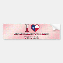 Brookside Village, Texas Bumper Sticker