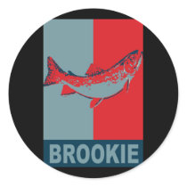 BrookTrout Iconized freshwater fish species stickers