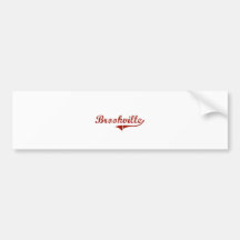 Brookville Indiana Classic Design Bumper Stickers