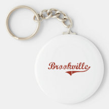 Brookville Indiana Classic Design Keychains