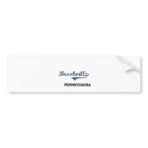 Brookville Pennsylvania City Classic Bumper Sticker