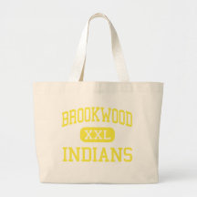 Brookwood - Indians - Junior - Glenwood Illinois Tote Bags