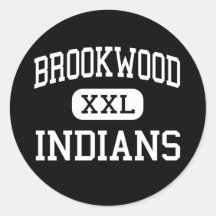Brookwood - Indians - Junior - Glenwood Illinois Sticker