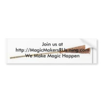 BroomSm, Join us at http://MagicMakersRUs.ning.... bumper stickers by DeepDarkDisire BroomSm, Join us at http://MagicMakersRUs.ning.... bumper stickers