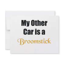 Broomstick invitations