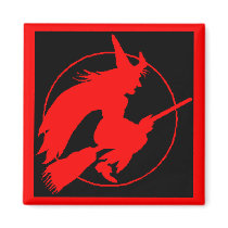 broomstick mafia badge of honor magnets