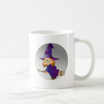 Broomstick Witch mugs