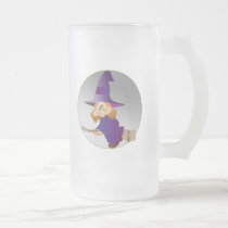 Broomstick Witch mugs