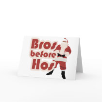 Bros Before Hos Santa cards by BoogieMonst Bros Before Hos Santa cards