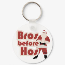Bros Before Hos Santa keychains