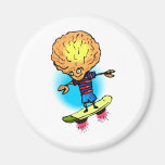 Brother Alien Sky Boarding Refrigerator Magnets