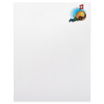 Brother Alien Wearing Headphones Customized Letterhead
