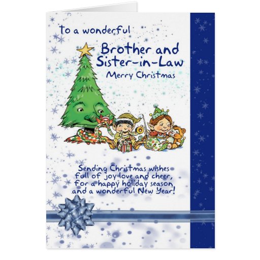 brother-and-sister-in-law-christmas-card-zazzle