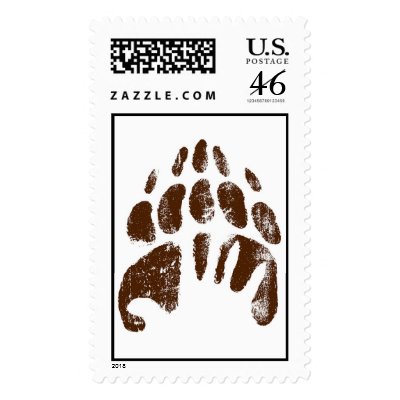 Brother Bear Footprint Handprint Disney postage