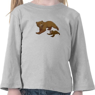 Brother Bear Kenai and Koda running Disney Tees