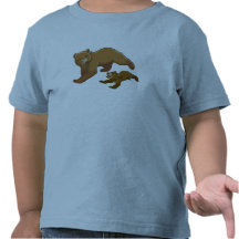 Brother Bear Kenai and Koda running Disney Tees