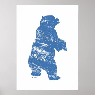 Brother Bear Kenai Blue Shadow Disney posters