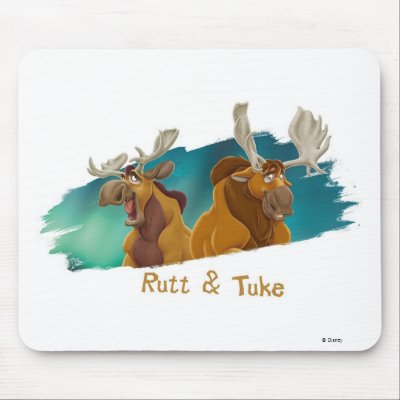 Brother Bear Rutt & Tuke moose Disney mousepads