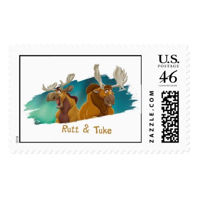 Brother Bear Rutt & Tuke moose Disney postage