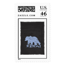 Brother Bear's Kenai Silhouette Disney stamps